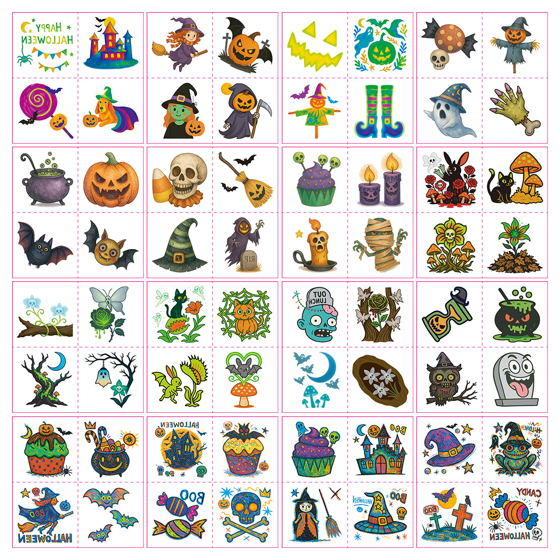 Kids Halloween Tattoos | Non-Toxic Party Tattoos