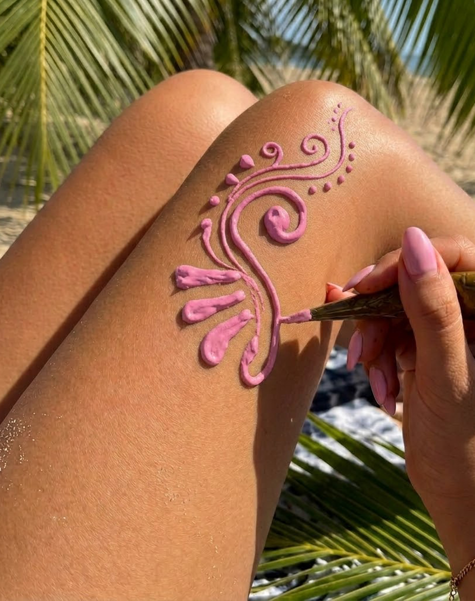Pink Henna Paste