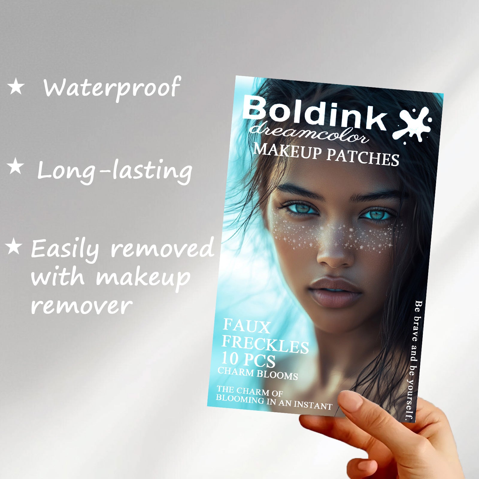 10pcs Silver Freckles Makeup Patch