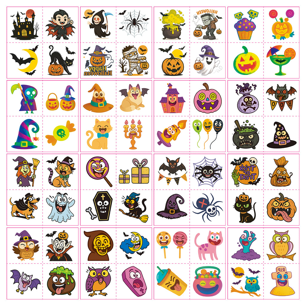 Spooky Temporary Tattoos | Realistic Halloween Tattoos