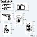 6 Bögen kleine Tattoo Kombination 11