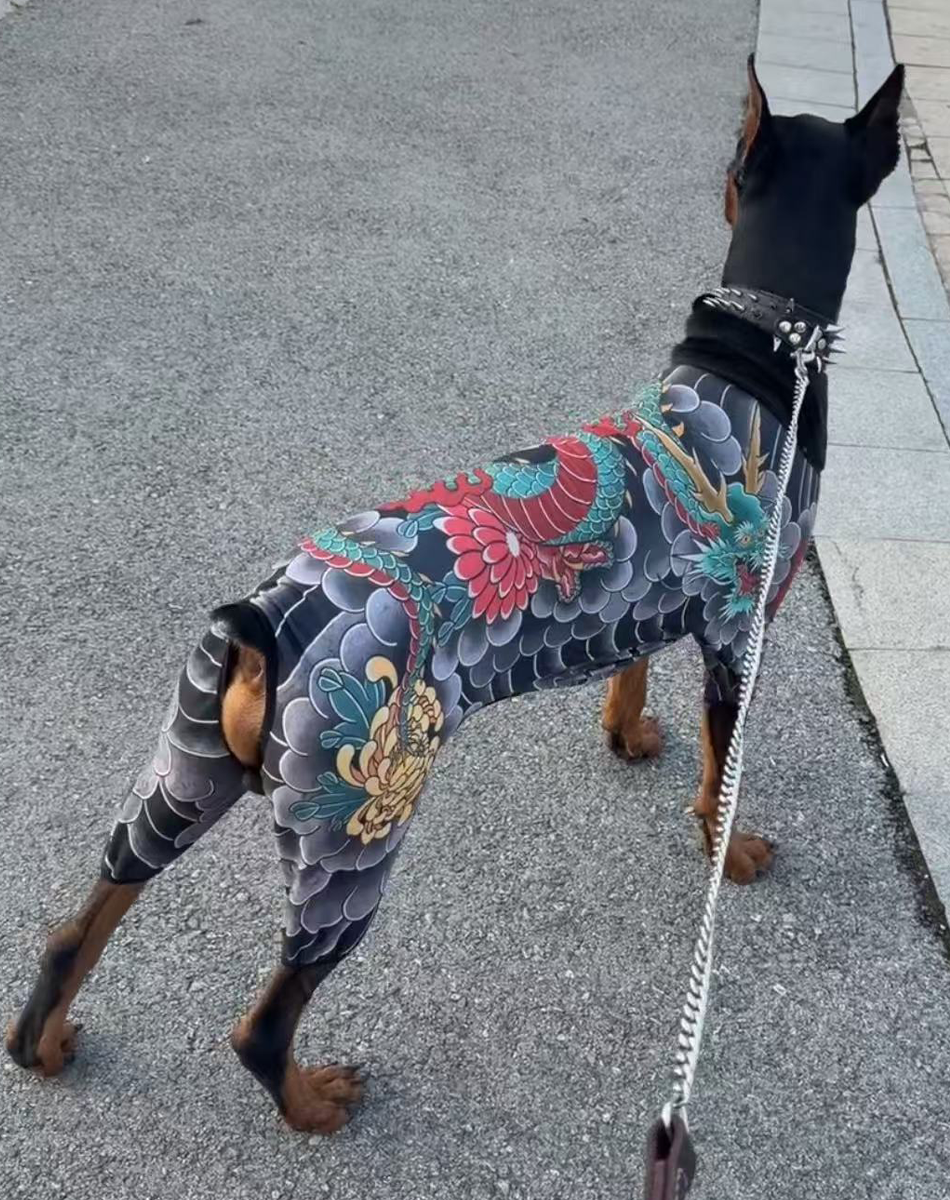 Dog Tattoo Bodysuit