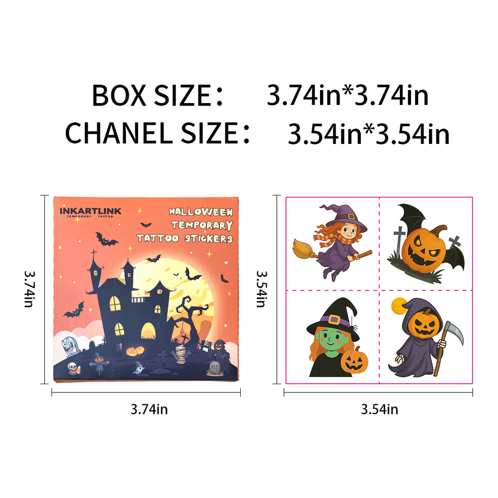 Kids Halloween Tattoos | Non-Toxic Party Tattoos