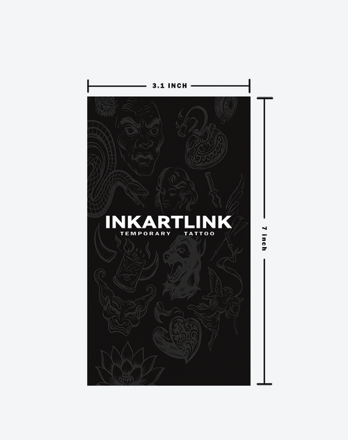 Large Custom Temporary Tattoo