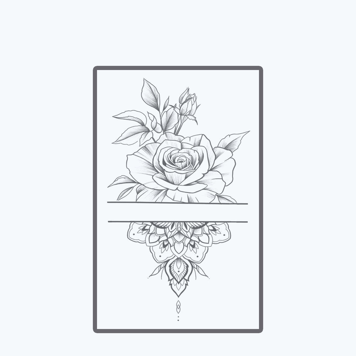 Combining geometric rose patterns – INKARTLINK