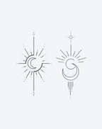 Sun and Moon Shining