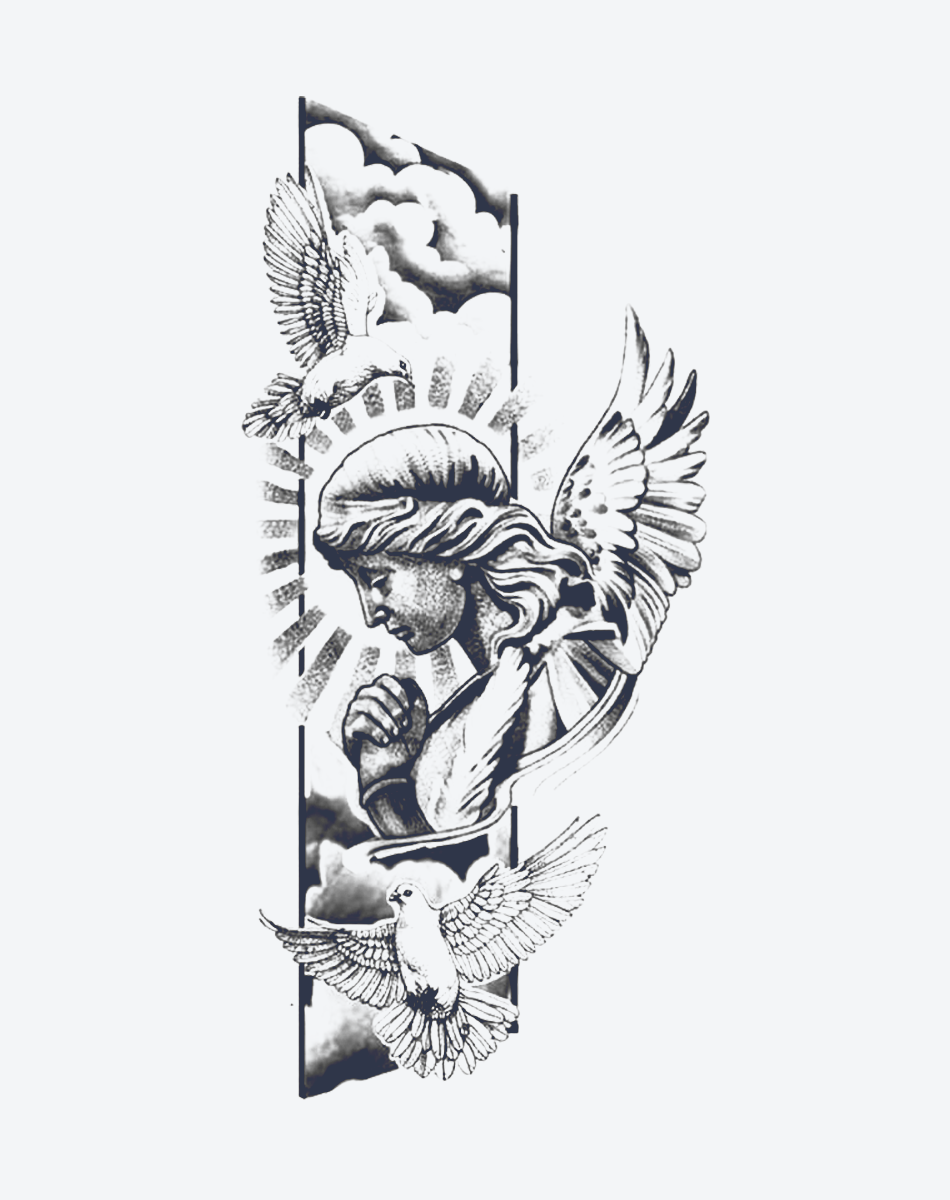 Athena and the dove of peace