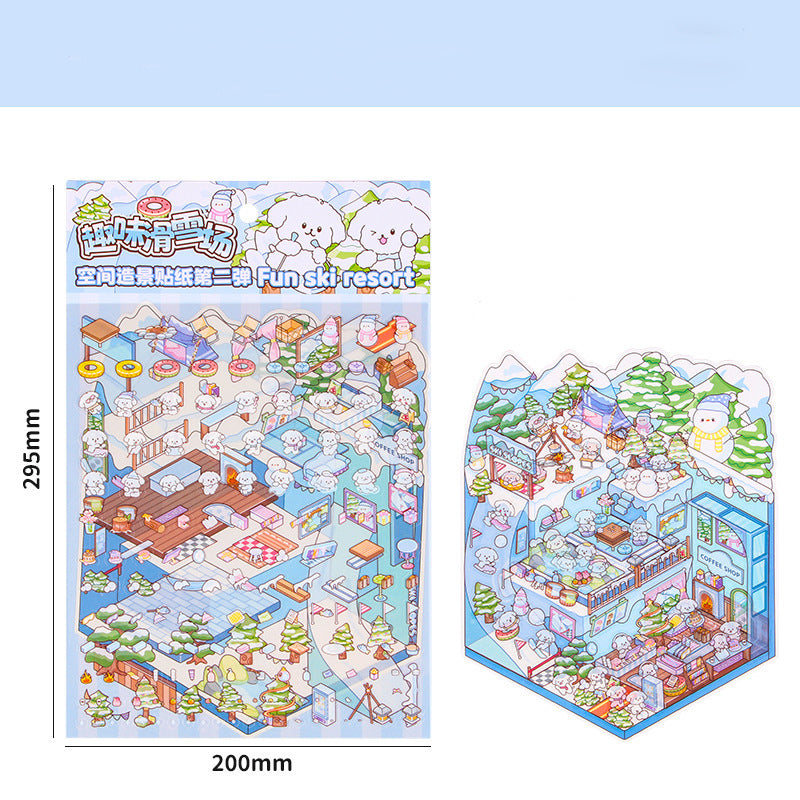 Cute Worlds Adventure Sticker Series