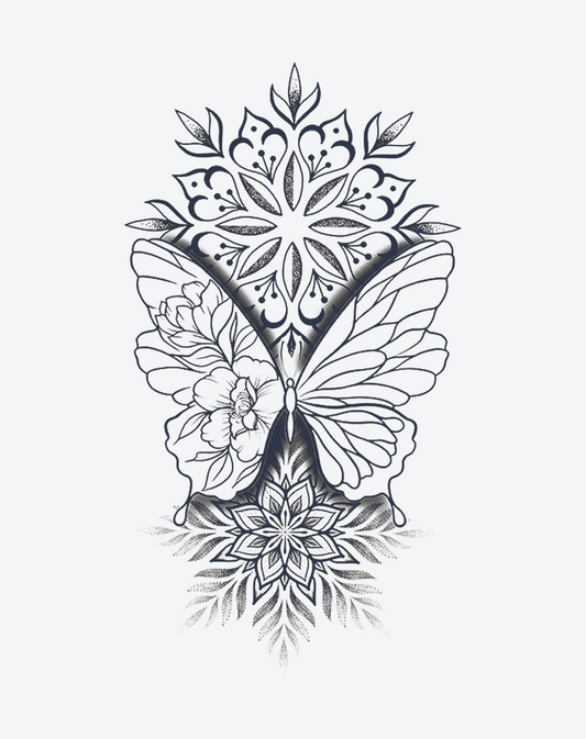 Leaf Veins and Butterflies