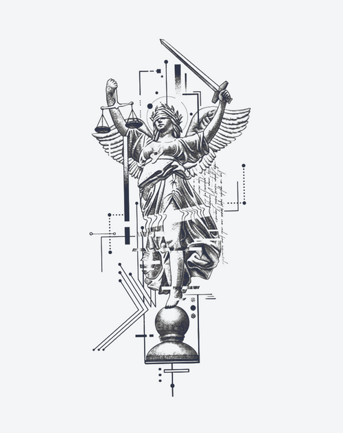 Modern Geometric Art and Athena