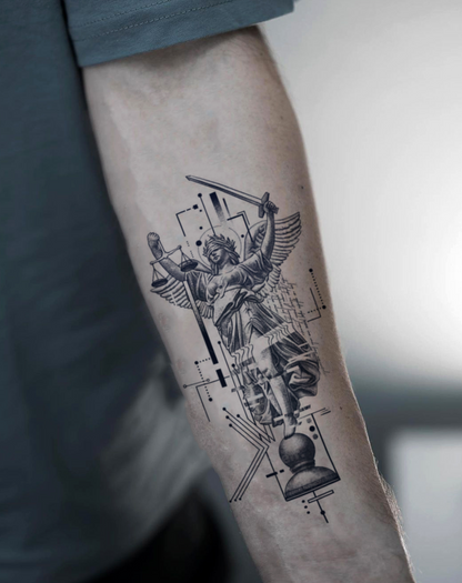 Modern Geometric Art and Athena