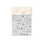 Christmas Dreamy Snow Globe Nail Decals