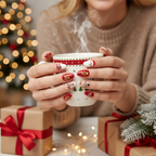 3D Embossed Christmas Carnival Nail Decals