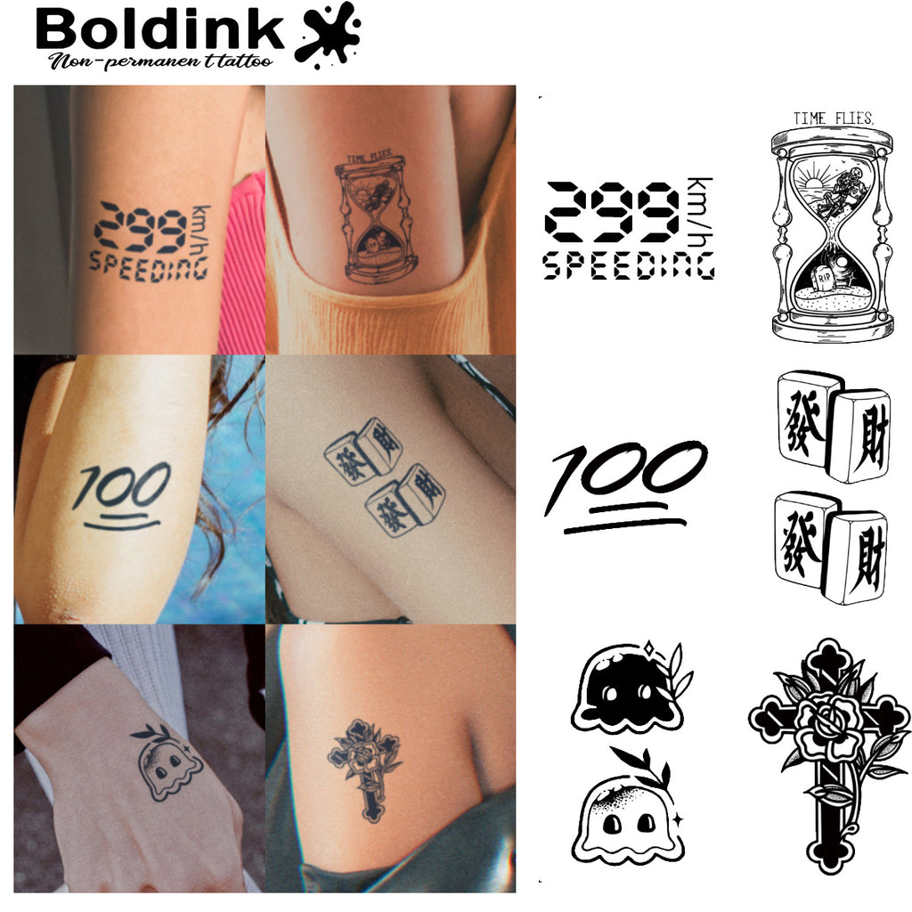 6 Sheets small tattoo Combination 1