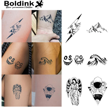 6 Sheets small tattoo Combination 8