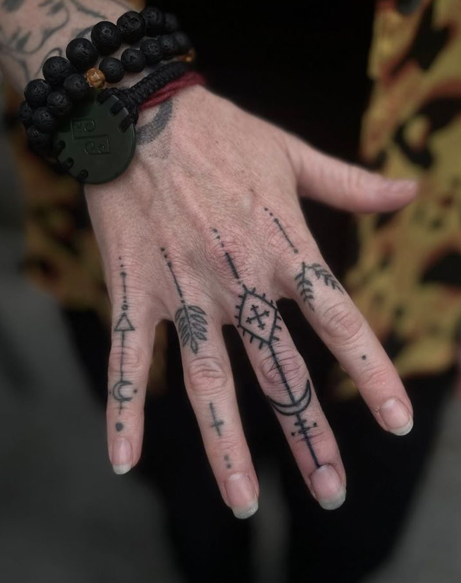 Nature Symbols Pagan Bloom Bohemian Decals