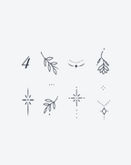 Temporary Tattoos - Glimmer & Vine Fine-Line Vine