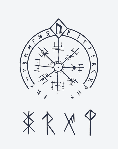 Temporary Tattoos - Runes of Aegis Mystic Symbols
