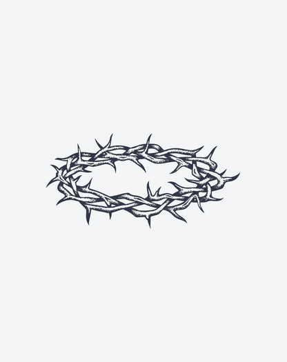 Temporary Tattoos - Crown of Penance Dark Aesthetic