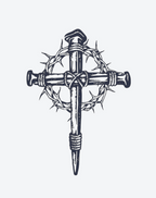 Temporary Tattoos - Crucifixion Claws Fine-Line Set