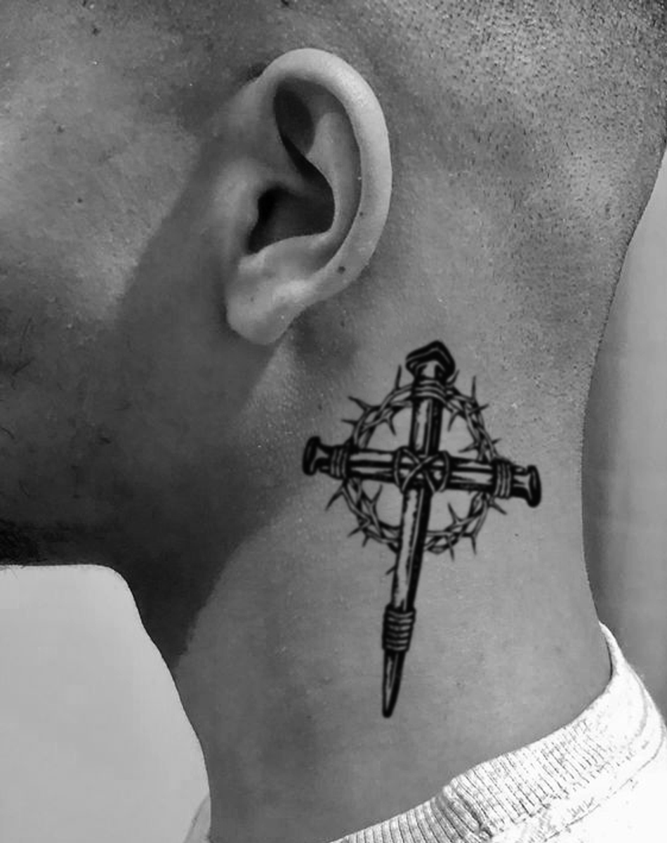 Dark Gothic Crucifixion Claws Edgy Tattoos
