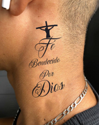 Temporary Tattoos - Blessed By Grace Fine-Line Set