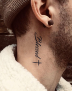 Minimalist Spiritual Simple Benediction Tattoos