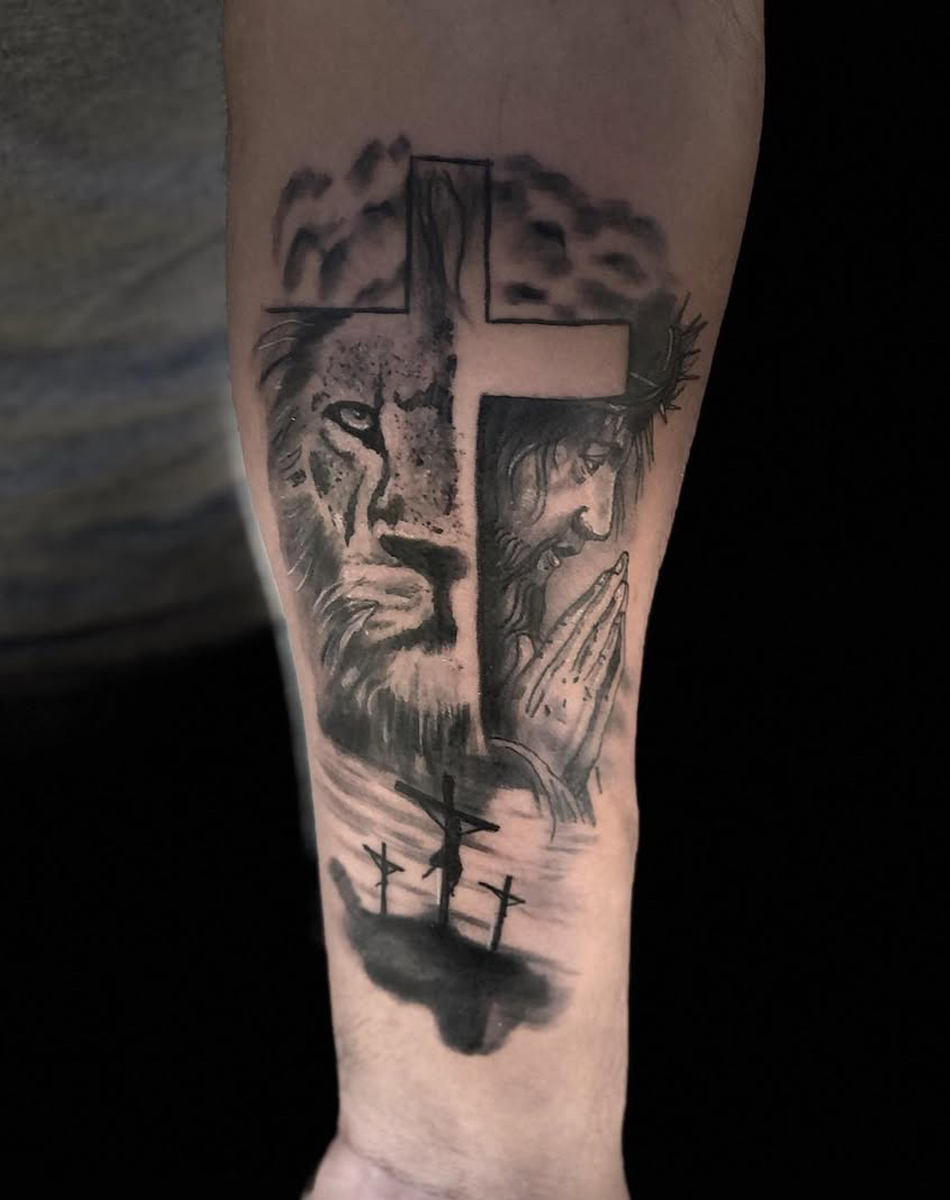 Divine Protection Redeemer's Might Tattoos