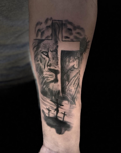 Divine Protection Redeemer's Might Tattoos