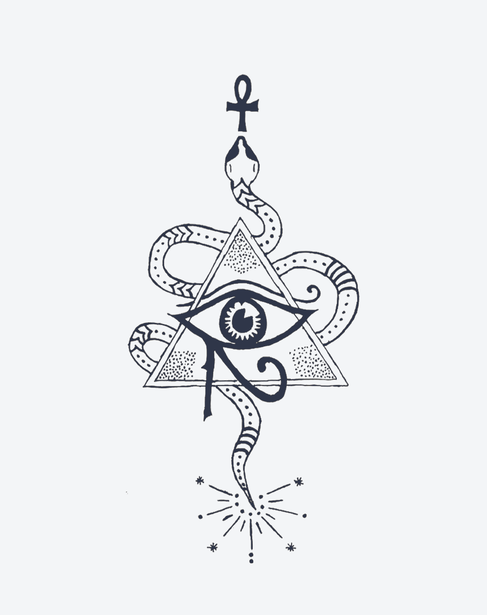 Temporary Tattoos - Ocular Serpent Mystic Snake