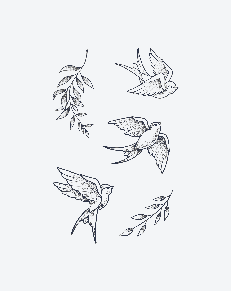 Flight of Swallows