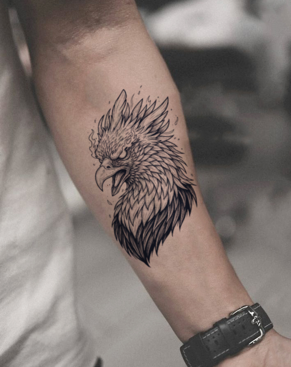 Blazing Phoenix Head