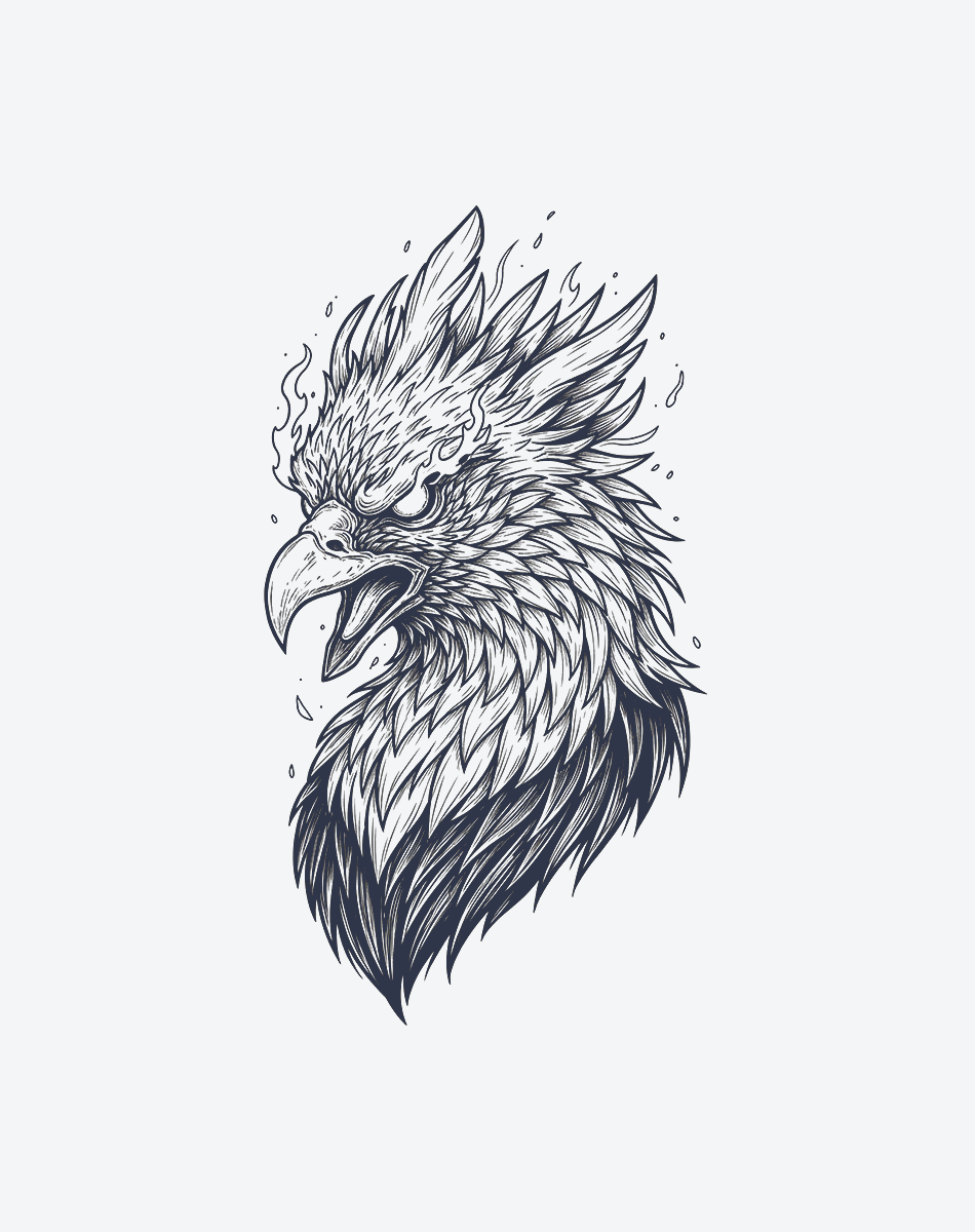 Blazing Phoenix Head