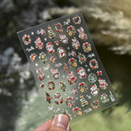 Christmas Dreamy Snow Globe Nail Decals