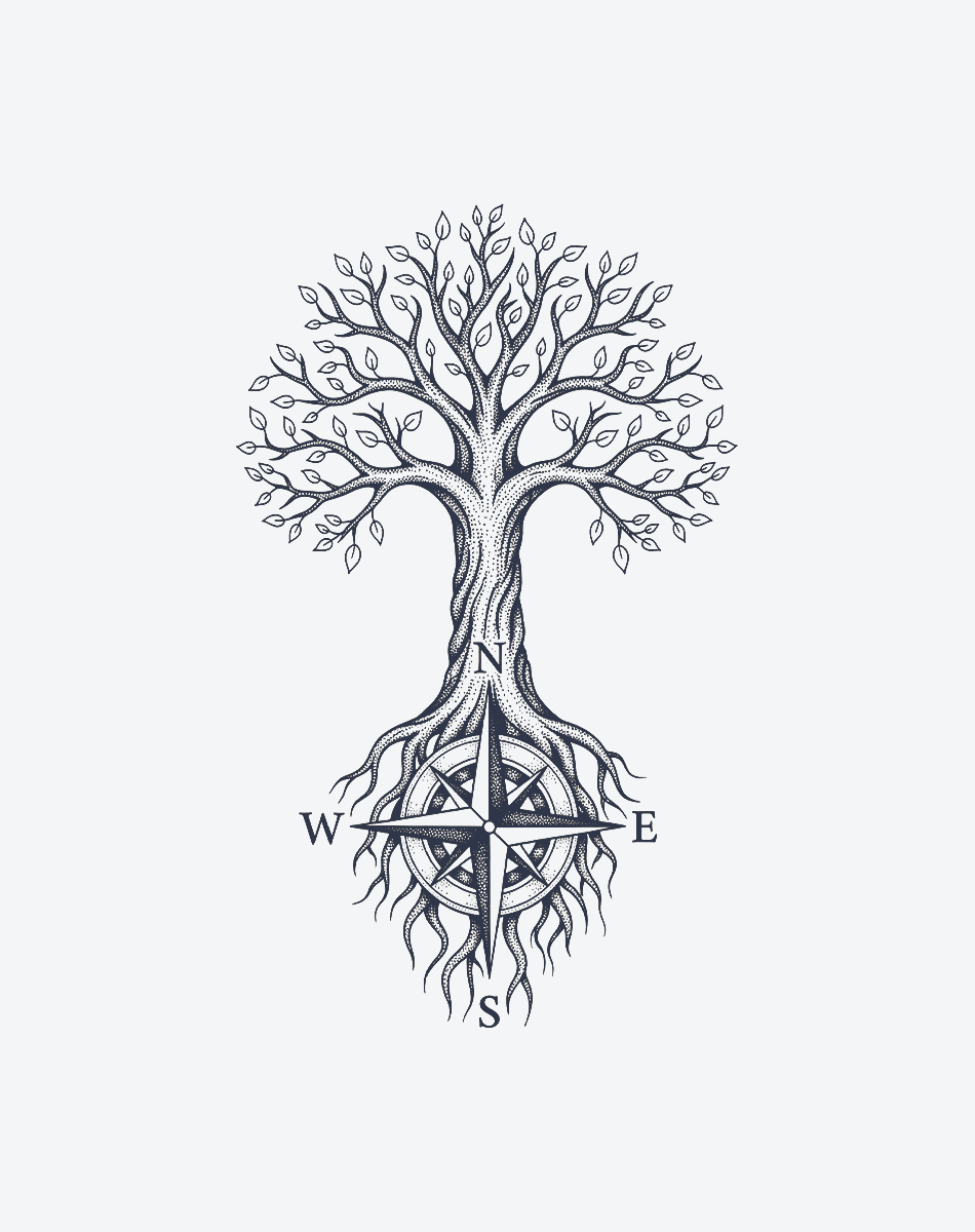 Rooted Compass – INKARTLINK