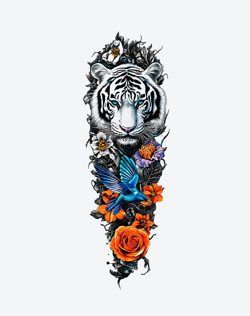 Tiger in Bloom