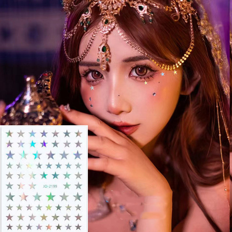 Star & Heart Face Gems