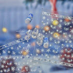 Golden Snow Light Luxury Nail Decals