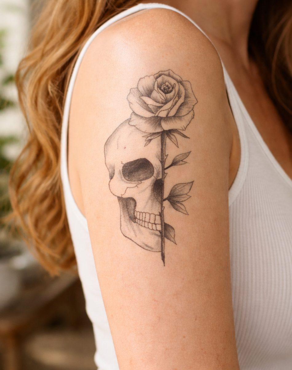Rose Skull