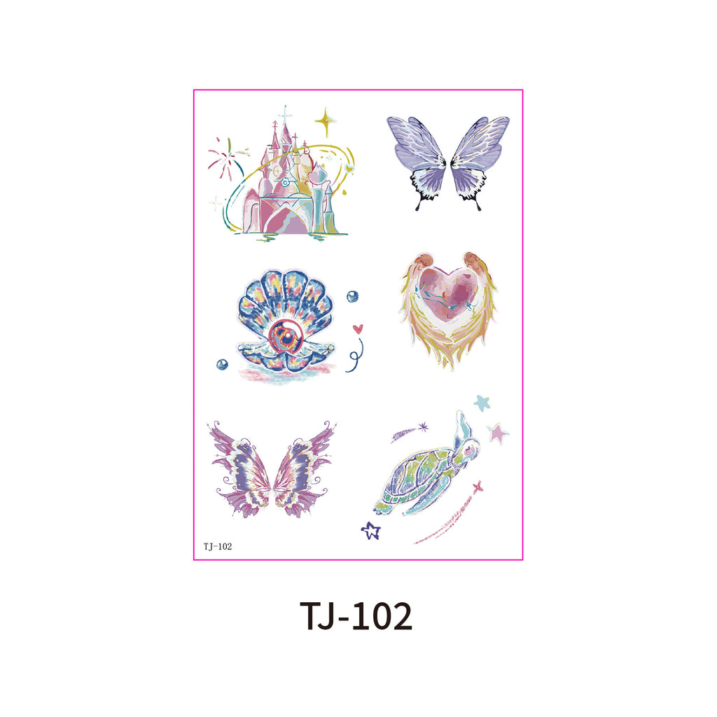 Fairy Butterfly Fantasy Candle Decals