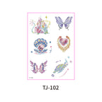 Fairy Butterfly Fantasy Candle Decals