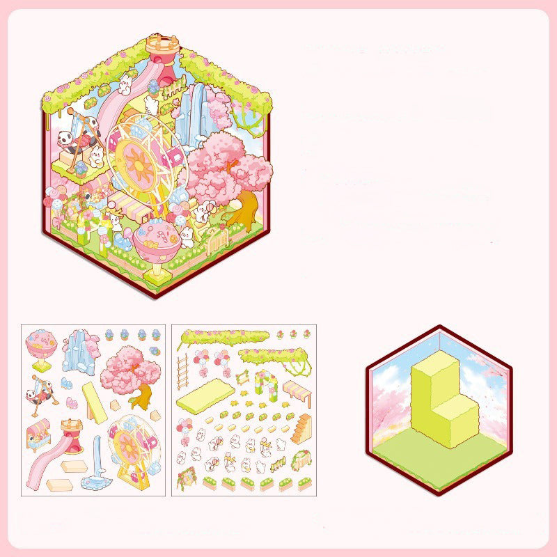 Four Seasons Diorama Sticker Kits