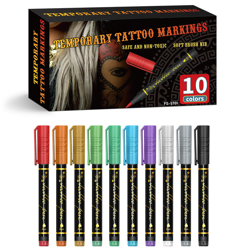 Temporary Tattoo Markers for Skin