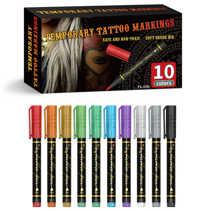 Temporary Tattoo Markers for Skin