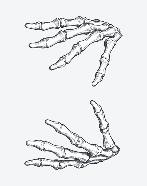 Eternal Embrace Skeleton Hands