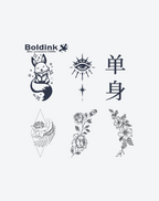 6 Bögen kleine Tattoo Kombination 10