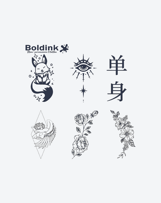 6 Sheets small tattoo Combination 10