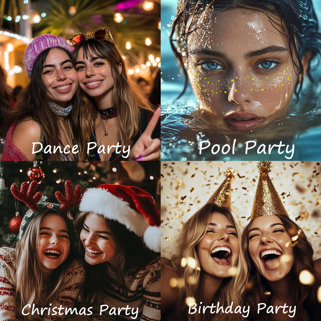 10pcs Golden Freckles Makeup Patch