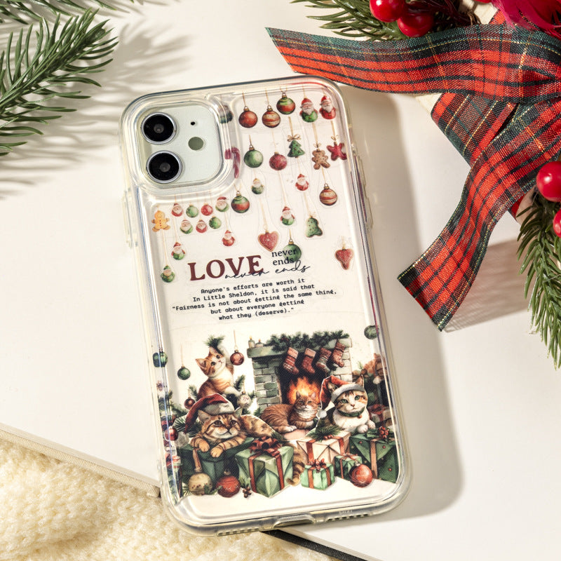 Enchanted Christmas Greeting Sticker