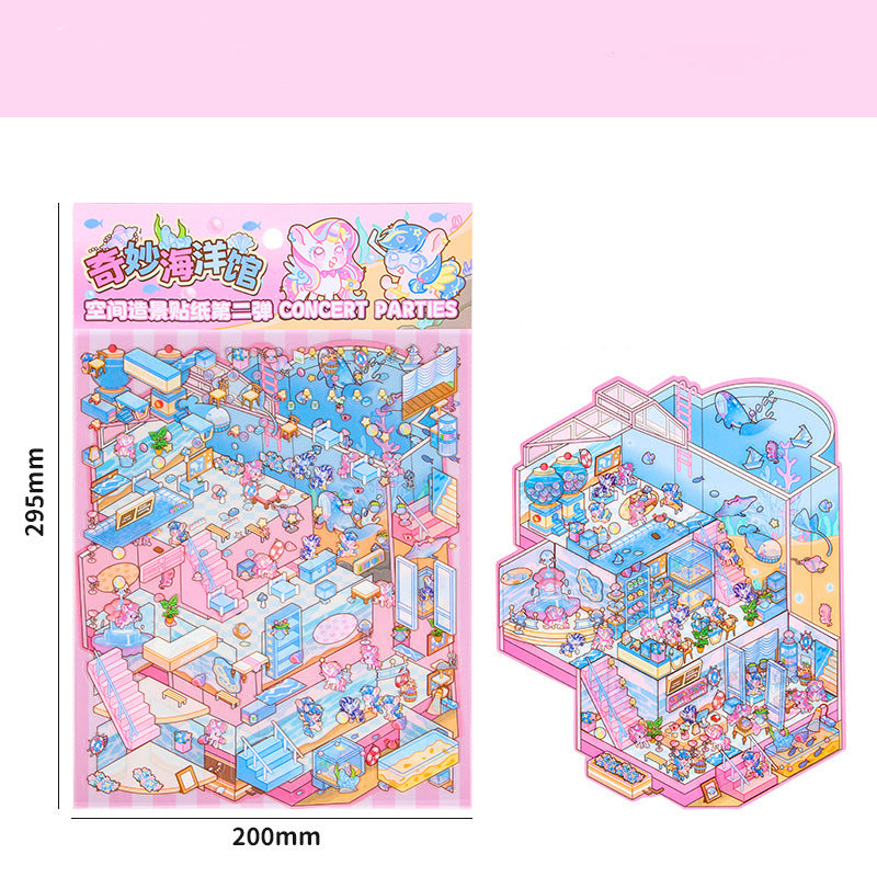 Cute Worlds Adventure Sticker Series